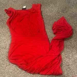 Red Tank Top Maxi dress